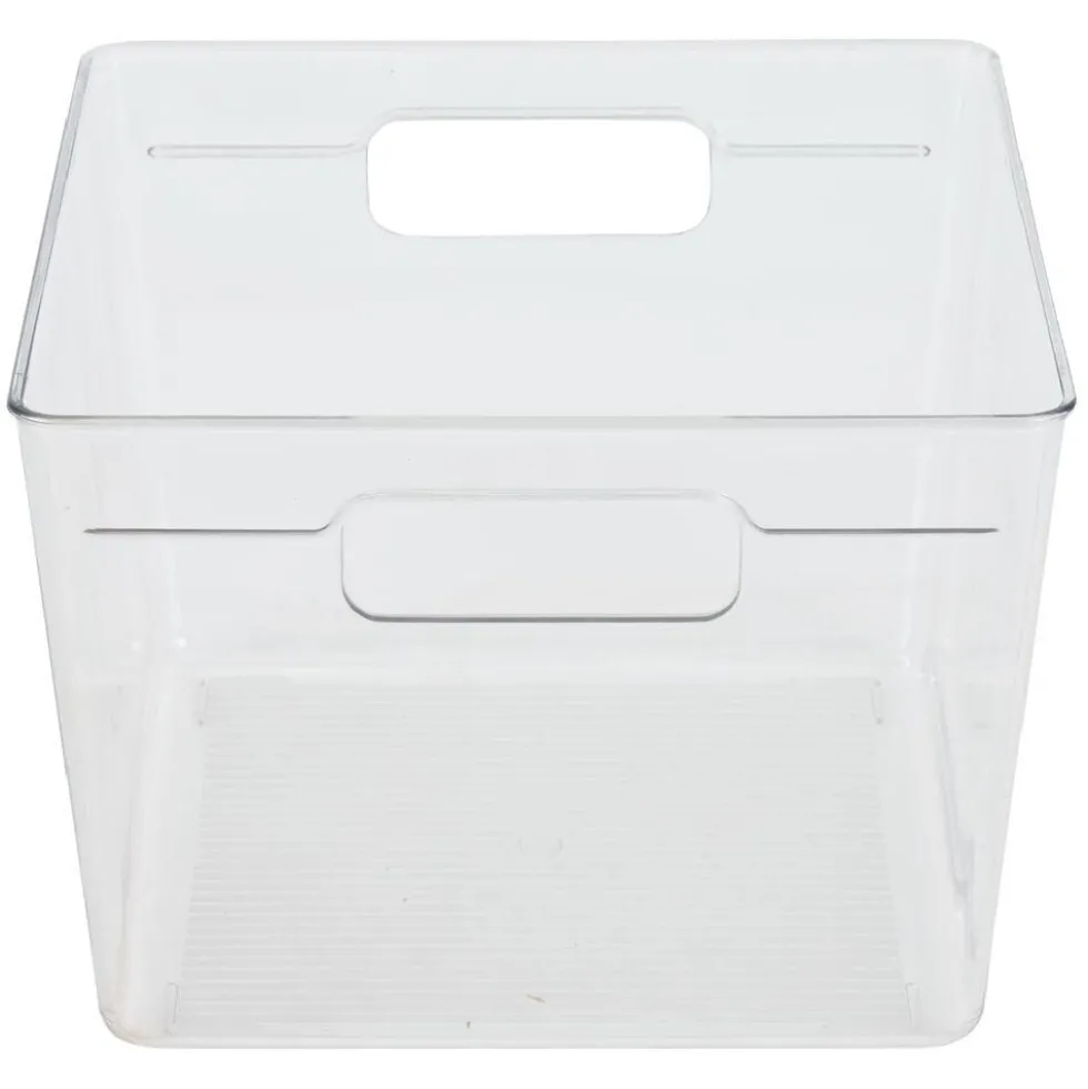 Bac de rangement carré transparent pour frigo 5,5L