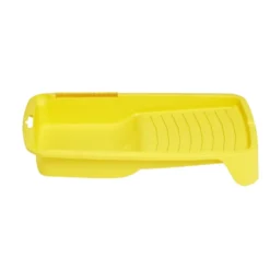 Bac à peinture plastique jaune