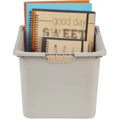 Bac plastique beige 40x29,8xH22,8cm