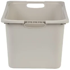 Bac plastique beige 40x29,8xH22,8cm
