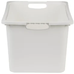 Bac plastique blanc 40x29,8xH22,8cm