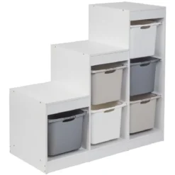Bac plastique blanc 40x29,8xH22,8cm