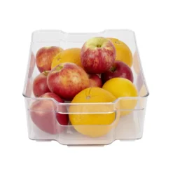 Bac rangement frigo 5,8L plastique transparent 32,5x21,5xH9cm