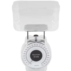 Balance de cuisine mécanique 1 kg noir transparent