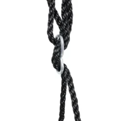 Balançoire ronde nid d'oiseau vert et noir Ø110xH160cm