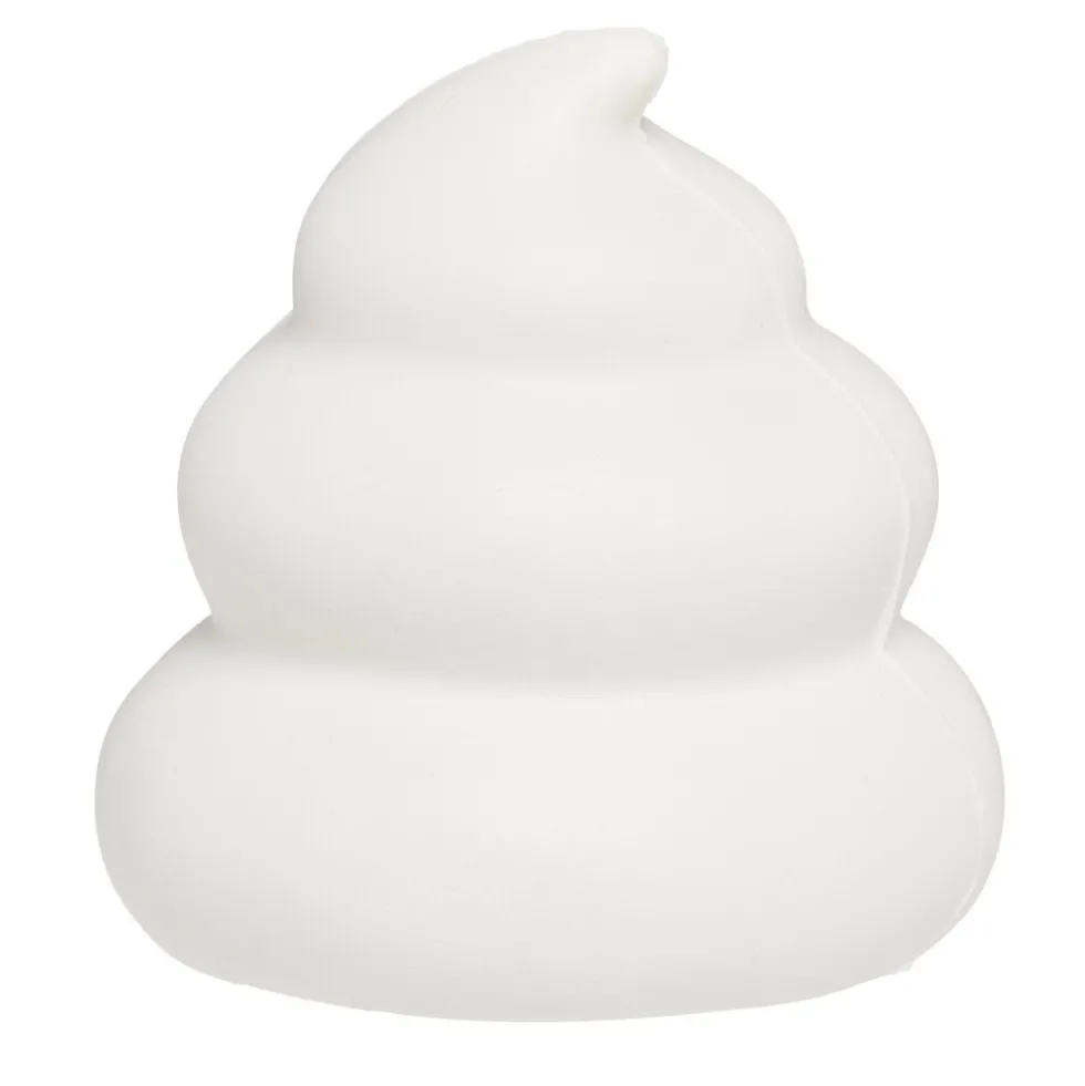 Balle anti-stress forme crotte Ø6,5xH7cm (plusiers modèles)