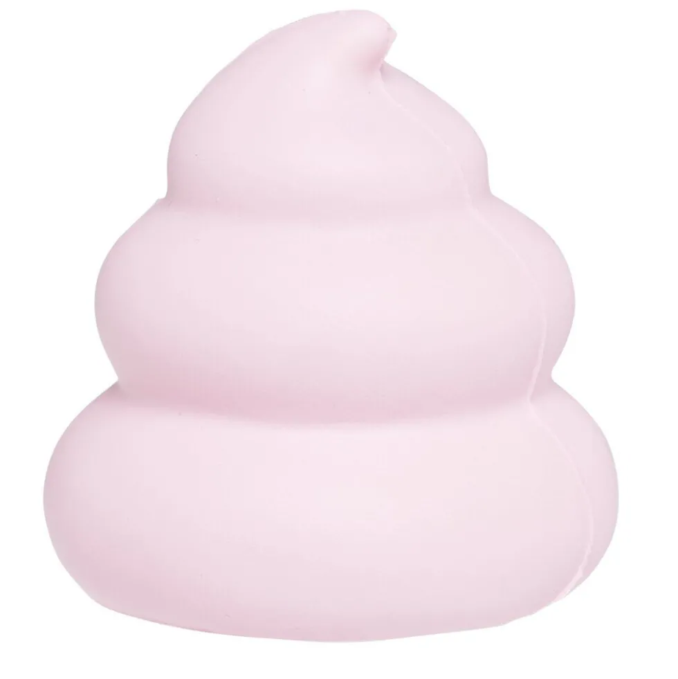 Balle anti-stress forme crotte Ø6,5xH7cm (plusiers modèles)