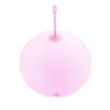 Balle bulle gonflable extensible rose Ø9xH6,5cm