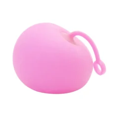 Balle bulle gonflable extensible rose Ø9xH6,5cm