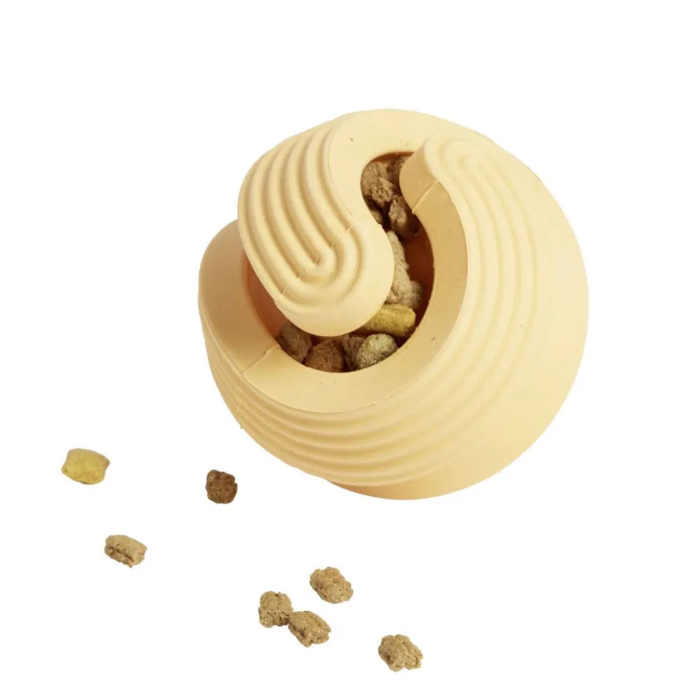Balle distributeur friandise chien caoutchouc Ø8,5cm
