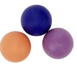 Balle pour raquette de plage caoutchouc x3 Ø4cm