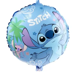 Ballon aluminium Disney Stitch bleu Ø40cm