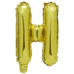 Ballon aluminium happy new year doré 34cm