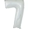 Ballon chiffre 7 en aluminium