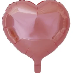 Ballon coeur en aluminium