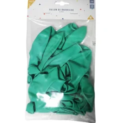 Ballon de baudruche uni vert menthe x20