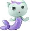 Ballon Gabby Chat aluminium forme sirène 80x82cm