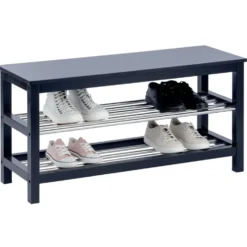 Banc range chaussure 8 paires 100x34xH49,5cm