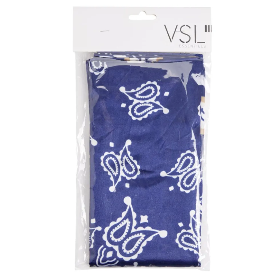 Bandana en tissu motif coloré 90x90cm (5 modèles)