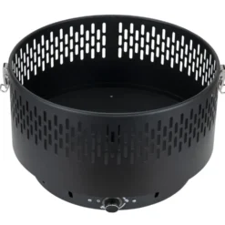Barbecue de table rond allumage électrique à piles Ø35xH25cm