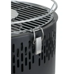 Barbecue de table rond allumage électrique à piles Ø35xH25cm
