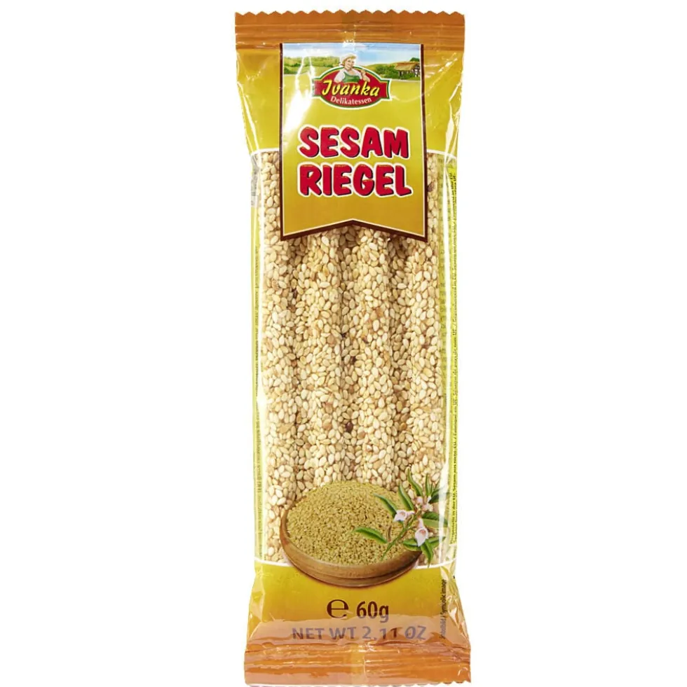 Barre craquante caramélisée aux graines de sésame 60gr