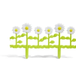 Barrière de jardin plastique marguerite pâquerette