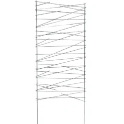Barrière treillage métal noir à planter