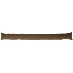 Bas de porte avec fixation adhésive tissu vert kaki Ø8xL90cm