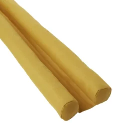 Bas de porte double Ø5xL90cm polyester jaune