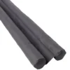 Bas de porte double Ø5xL90cm polyester gris