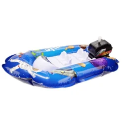 Bateau gonflable avec pompe 21,2x13,6xH3,5cm