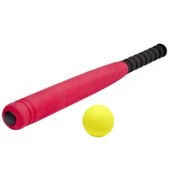 Batte de baseball en mousse avec balle Ø4,7xL53cm 2 modèles)