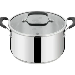 Batterie de cuisine Tefal Jamie Oliver 3 casseroles Ø16/20/24cm avec couvercles