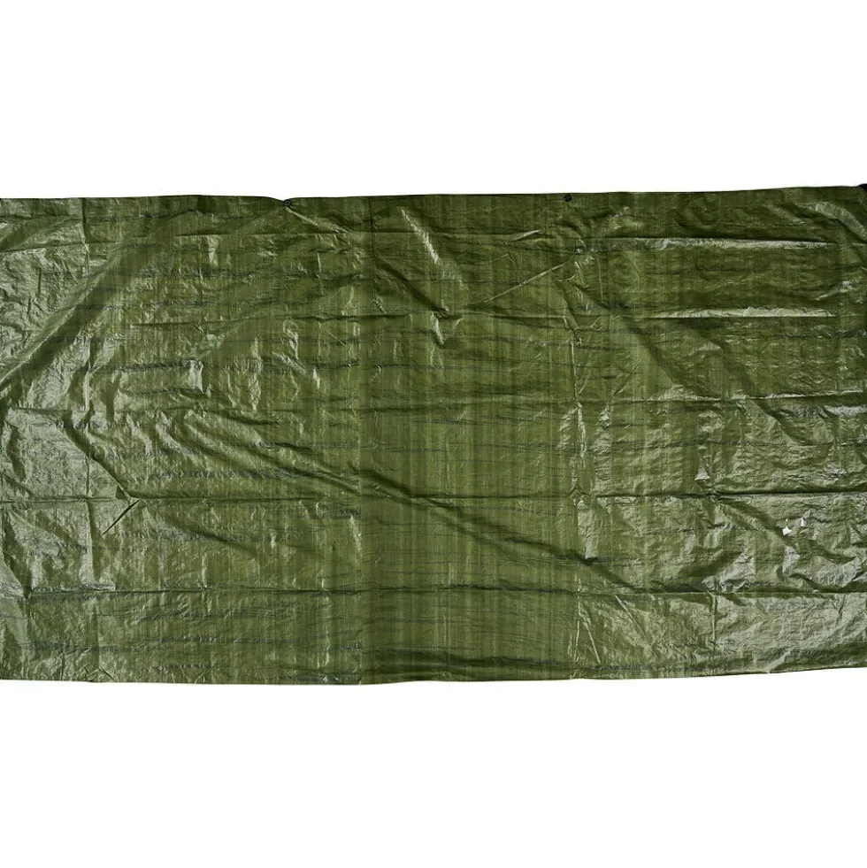 Bâche de protection polyester imperméable vert 200x300 cm