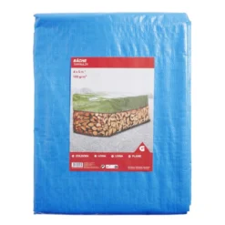 Bâche 4x5m - 100g/m² - PVC bleu
