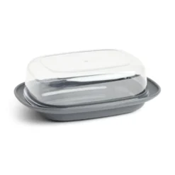 Beurrier plastique sans BPA 17,4x12,5xH6cm (2 modèles)