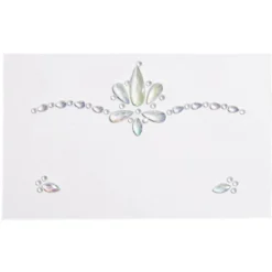 Bijoux de visage adhésifs iridescents - 3 modèles
