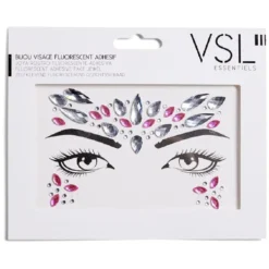 Bijoux de visage adhésifs - 3 modèles