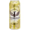 Bière blonde d'abbaye Grimbergen 6,7% canette 50cl