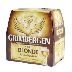 Bière blonde Grimbergen bouteille 6,7% vol. 6x25cl