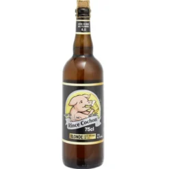 Bière blonde Rince Cochon Cuvée spéciale sur Lie 8,5% bouteille 75cl