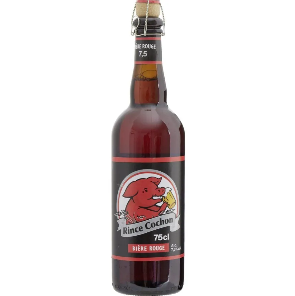 Bière blonde Rince Cochon rouge 7,5% vol. 75cl