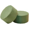 Bloc mousse florale Ø8xH4cm vert x2