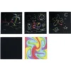 Bloc note 200 cartes à gratter et 20 batonnets 9,3x9,3xH7,4cm