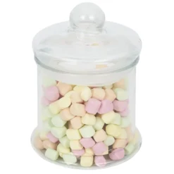 Bocal en verre transparent avec couvercle hermétique 2,2L - H.23,5cm