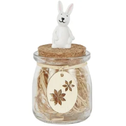 Bocal lapin déco de Pâques