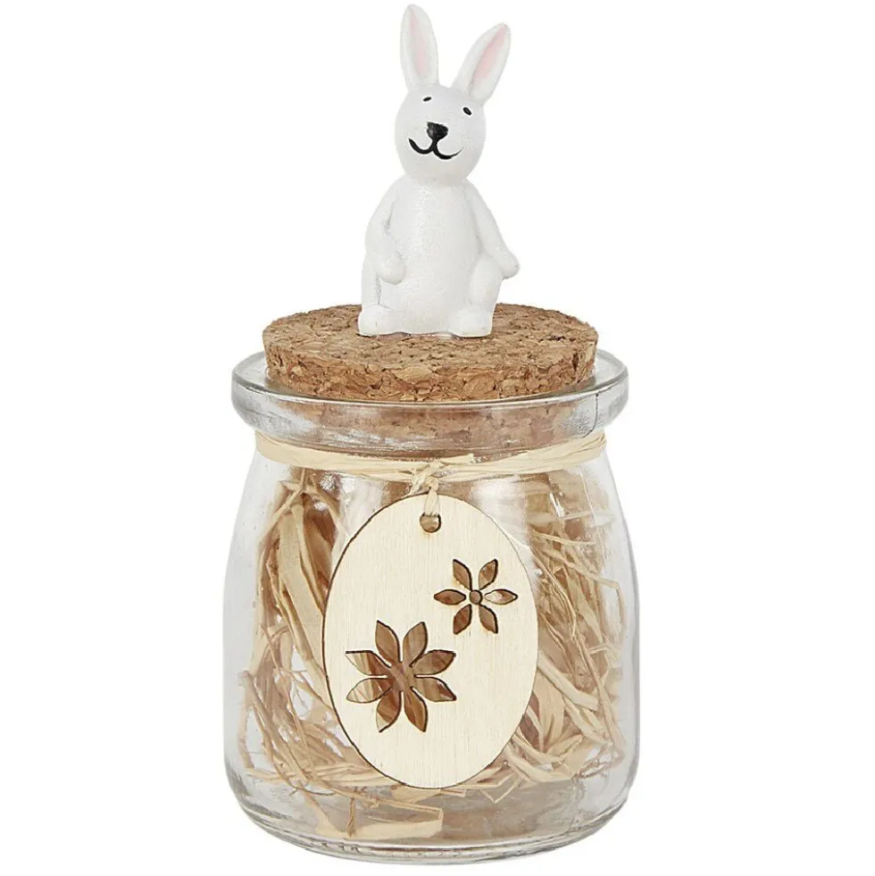 Bocal lapin déco de Pâques