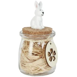 Bocal lapin déco de Pâques