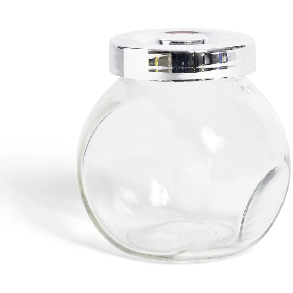 Bocal à épices verre transparent